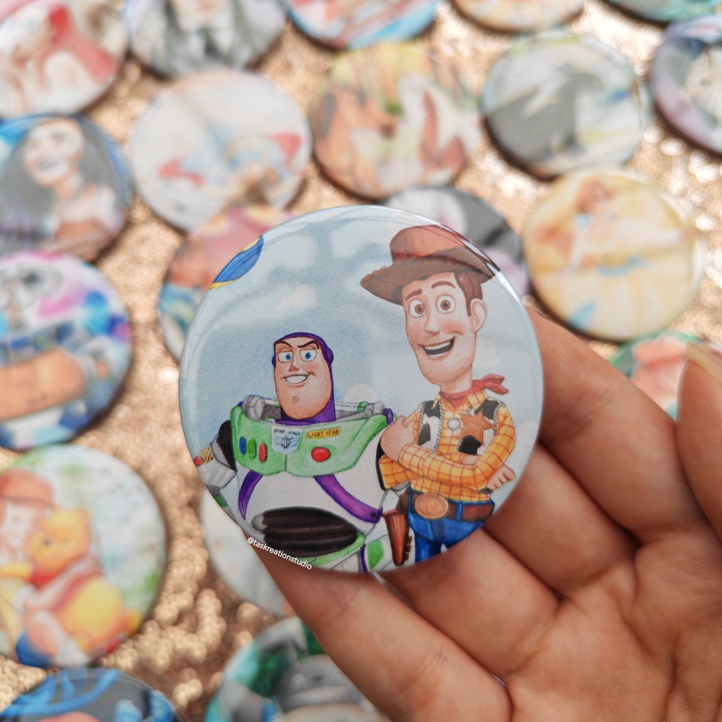 Toy Friends Button Badge Accessory