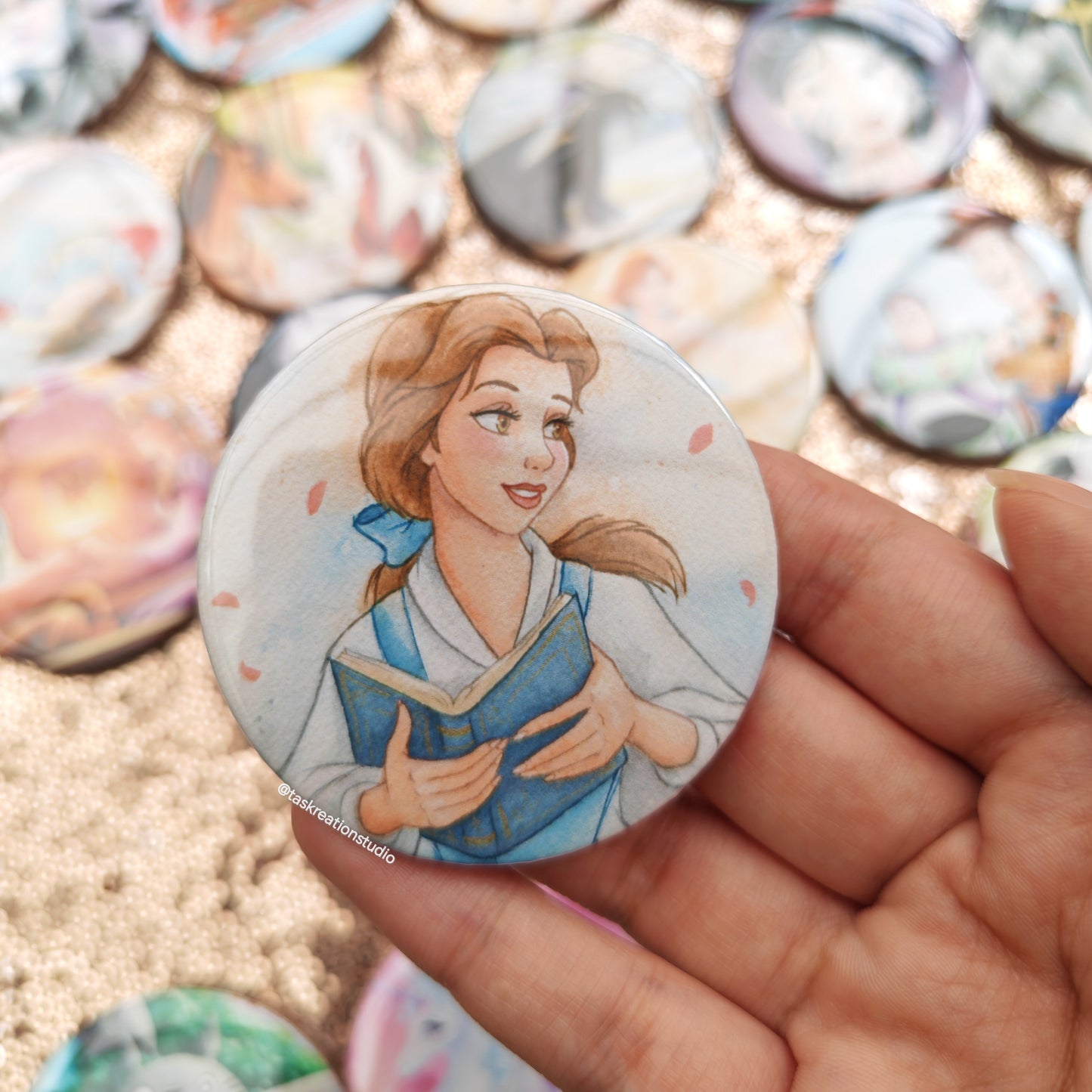 Beauty Heroine Button Badge Accessory