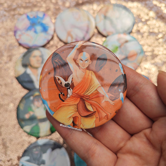 Airbender Master Button Badge Accessory
