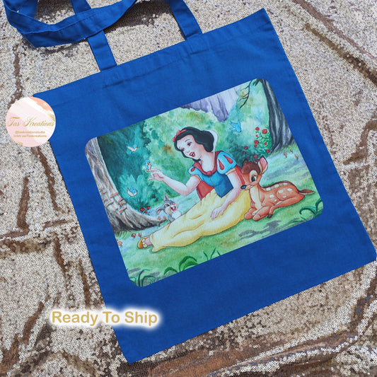 RTS Snow Friends Royal Blue Tote