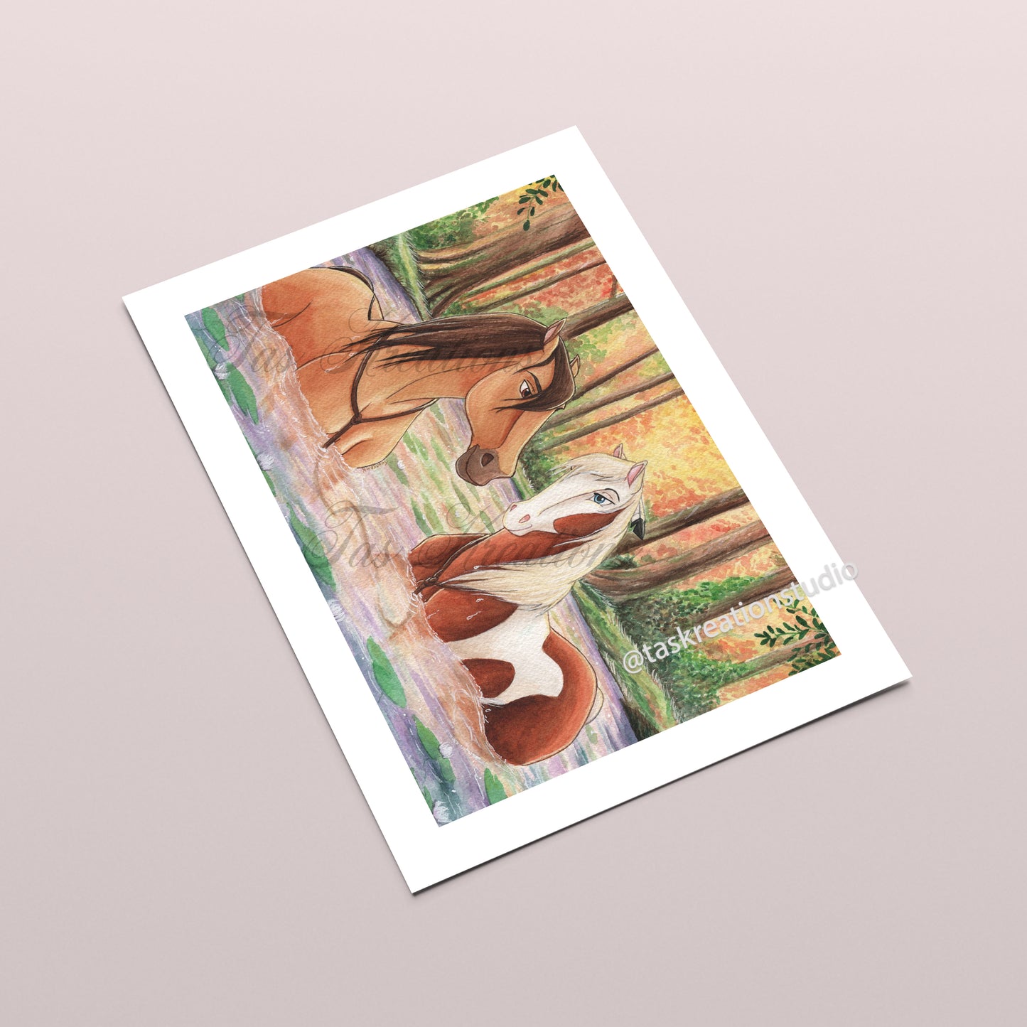 River Horses Fine Art Print
