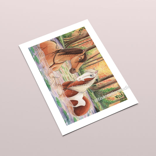 River Horses Fine Art Print