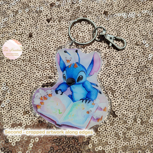 Second - 3" Alien and Ducklings Keychain