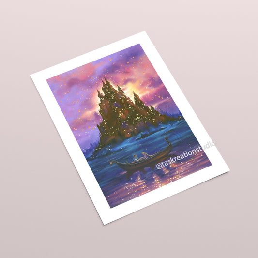 Lantern Castle Fine Art Print