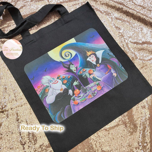 RTS Villain Tea Party Black Tote