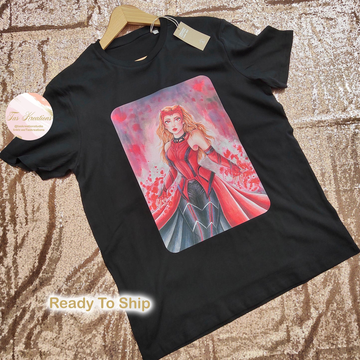 RTS Red Witch Tee Size L