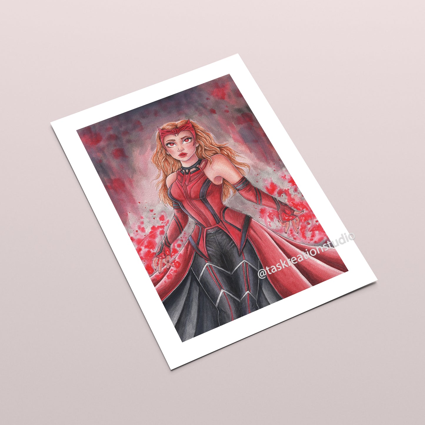 Red Witch Fine Art Print