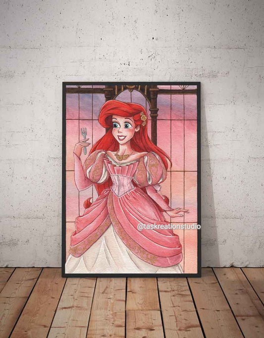 Pink Dress Print
