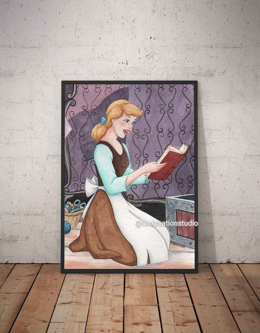 Rags with Book Print