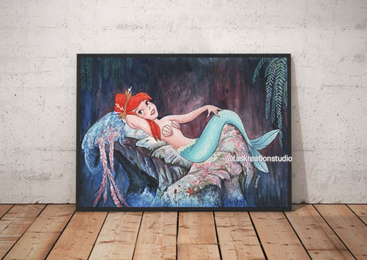 Redhead Lagoon Print
